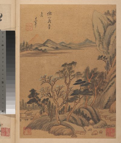 Landschaften und Gedichte de Dong Qichang