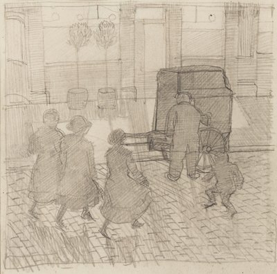 Moedor de órgãos, c.1914 de Dora Carrington