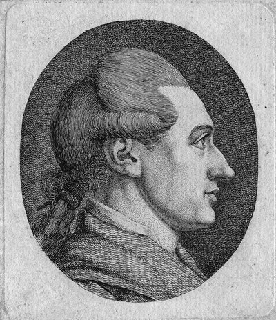 Retrato do autor Johann Wolfgang von Goethe 1749-1832 de Dora Stock