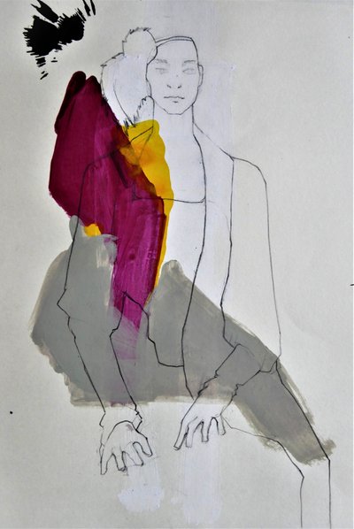 Figura de moda abstrata de Doris Schmitz
