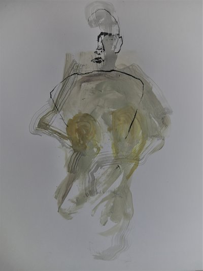 Figura nua abstrata de Doris Schmitz