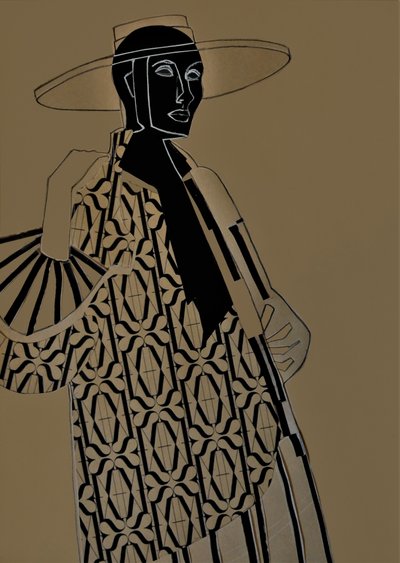 Mulher na Moda Art Déco de Doris Schmitz