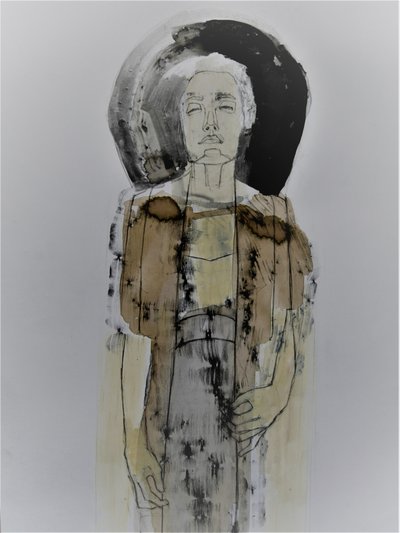Figura Feminina Contemplativa de Doris Schmitz