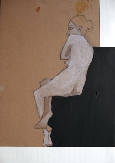 Nu Contemplativo Sentado de Doris Schmitz