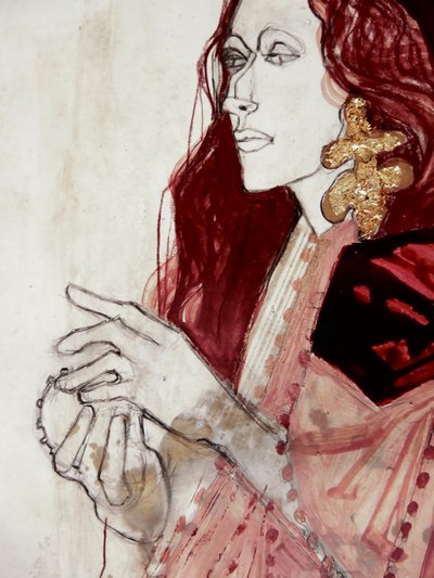 Perfil da Mulher Contemplativa de Doris Schmitz