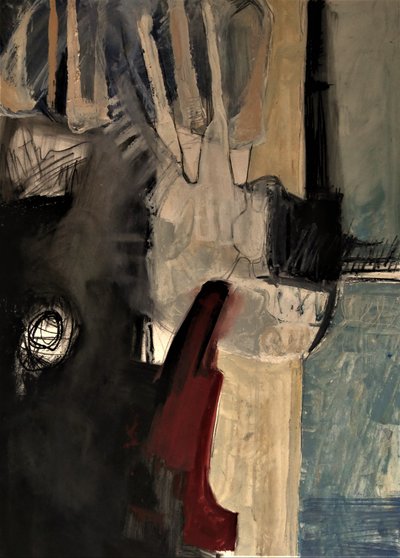 Vermelho Abstrato Dramático de Doris Schmitz