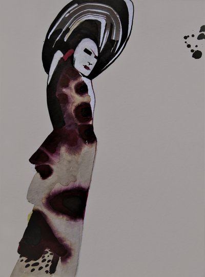 Retrato de moda dramático de Doris Schmitz