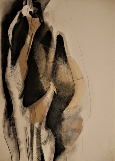 Figuras abstratas com drapeados de Doris Schmitz