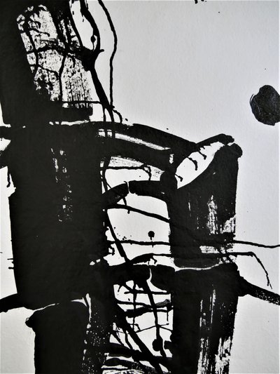 Traços abstratos dinâmicos de Doris Schmitz