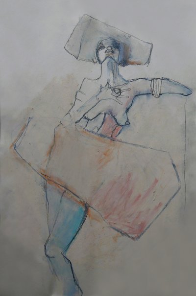 Figura dinâmica do mundo da moda de Doris Schmitz