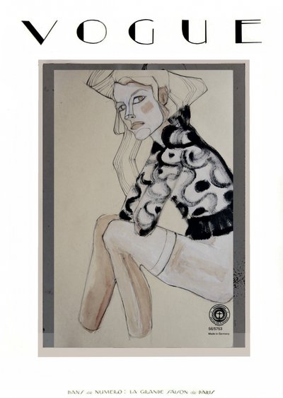 Ilustração de moda elegante de Doris Schmitz