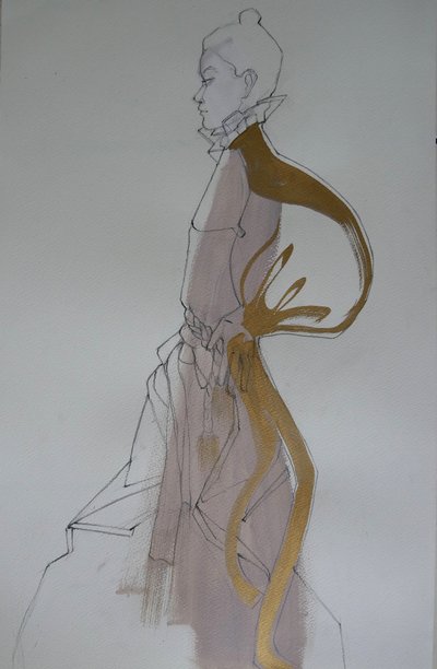 Moda Elegante e Dourada de Doris Schmitz