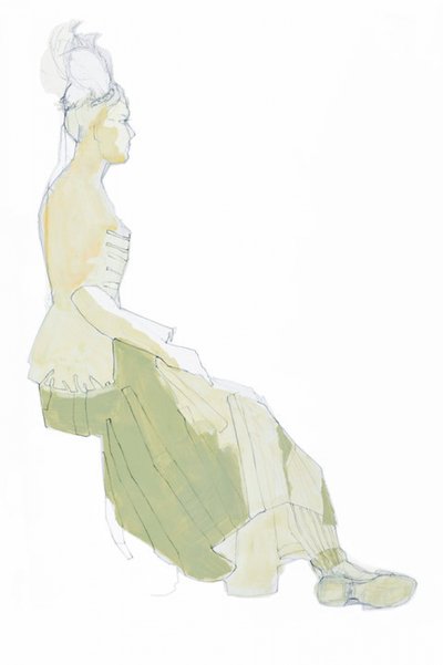 Senhora elegante de época de Doris Schmitz