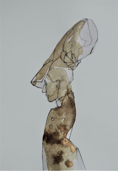 Perfil de uma mulher elegante de Doris Schmitz