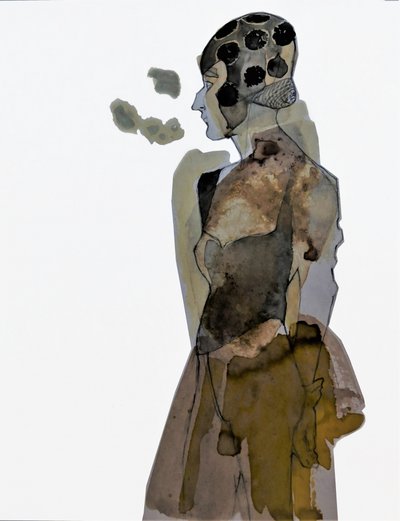 Perfil de uma mulher elegante de Doris Schmitz