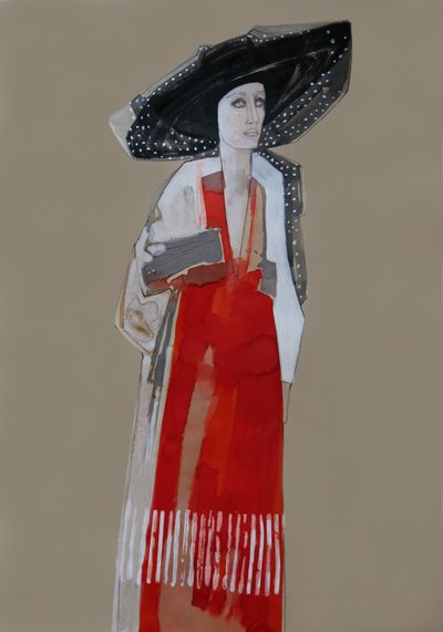 Vestido Vermelho para Mulher Elegante de Doris Schmitz