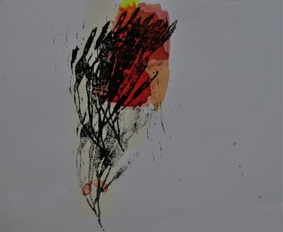 Forma abstrata ardente de Doris Schmitz