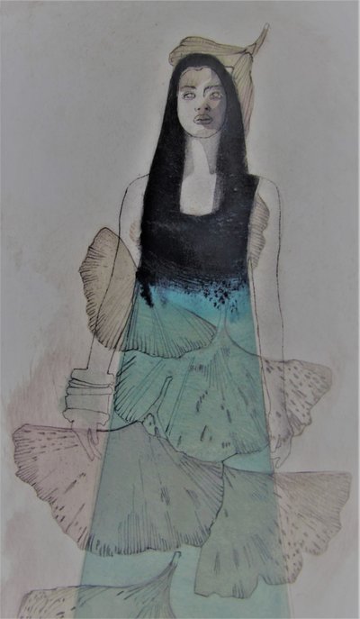A Mulher da Folha de Ginkgo de Doris Schmitz