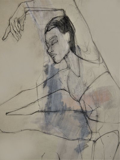 Esboço de uma bailarina graciosa de Doris Schmitz