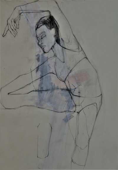 Esboço de uma figura graciosa de Doris Schmitz