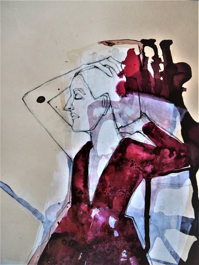 A Senhora de Vermelho de Doris Schmitz