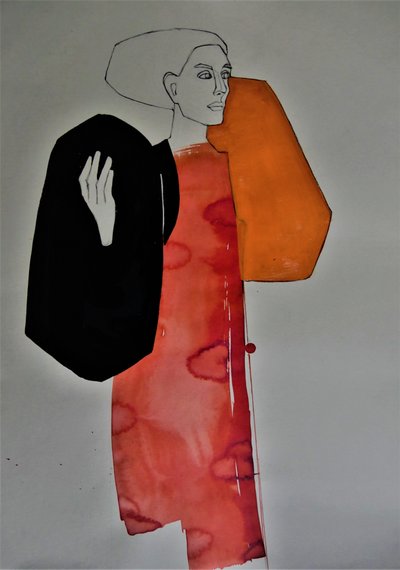 Figura da moda moderna de Doris Schmitz