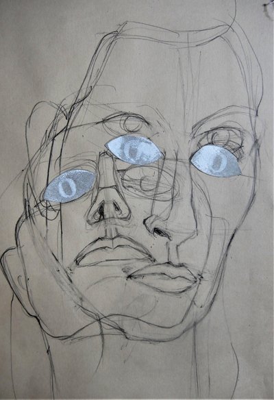 Retrato de Múltiplos Olhos de Doris Schmitz