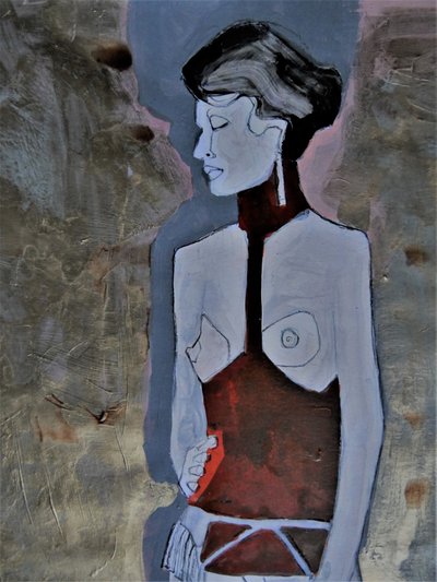 Mulher moderna pensativa de Doris Schmitz