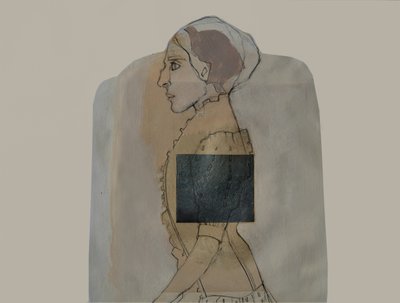 Perfil de uma mulher pensativa de Doris Schmitz