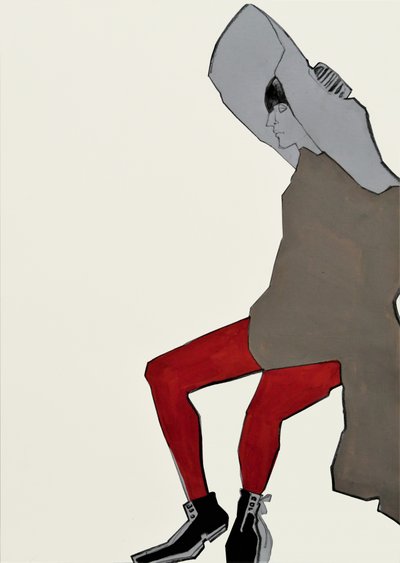 Figura com collants vermelhos de Doris Schmitz