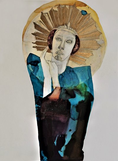 Regal Woman Golden Halo de Doris Schmitz