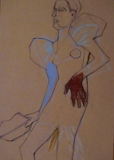 Figura de moda estilizada de Doris Schmitz