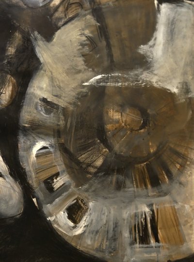Espiral Dourada Texturizada de Doris Schmitz