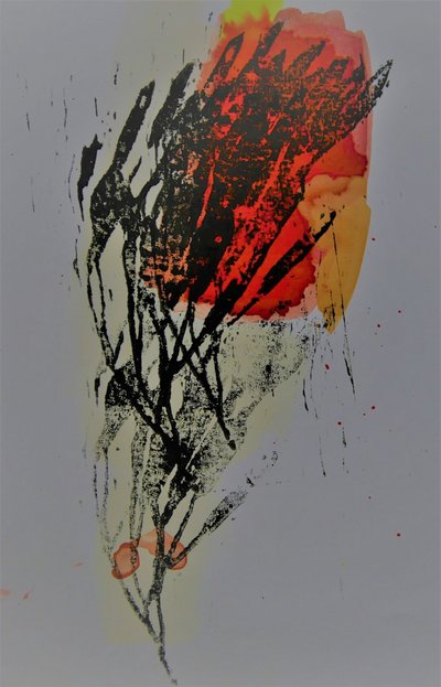 Planta abstrata vibrante de Doris Schmitz