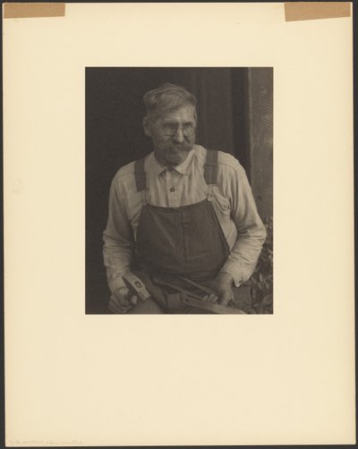 [James Duff, um violinista, Hazard, Kentucky, Ferramentas de apoio] de Doris Ulmann