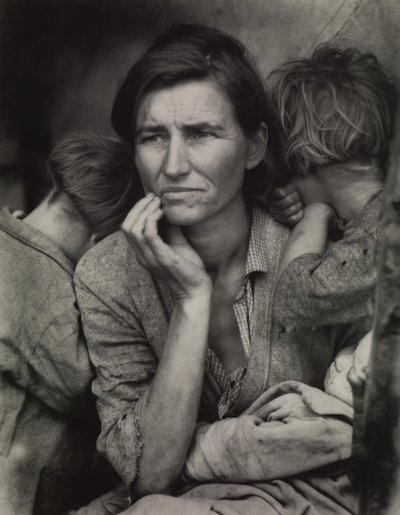 Mãe Migrante, Nipomo, CA de Dorothea Lange