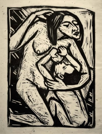 Mãe e filho de Dorothea Mätzel Johannsen