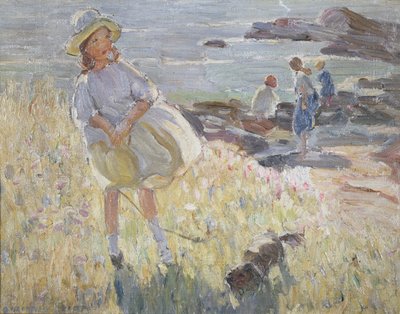 Sobre as falésias (óleo sobre tela) de Dorothea Sharp