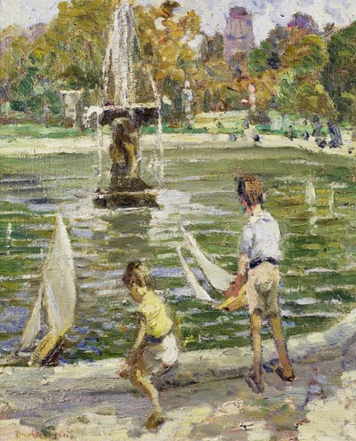 Barcos à vela em Hyde Park de Dorothea Sharp