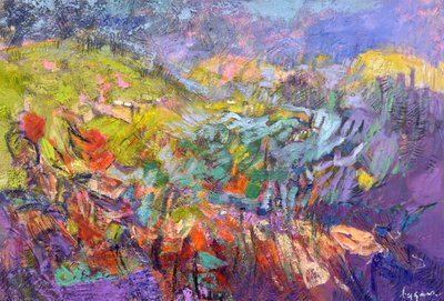 Paisagem vibrante e onírica de Dorothy Fagan