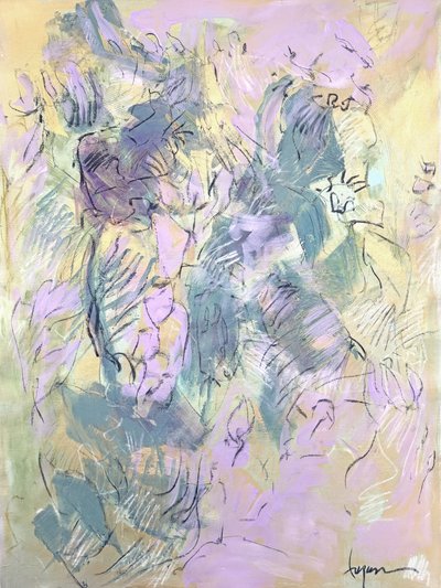 Serenidade Abstrata Suave de Dorothy Fagan