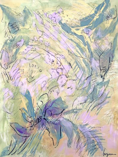 Flores suaves de lavanda de Dorothy Fagan