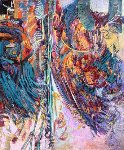 Energia abstrata vibrante de Dorothy Fagan