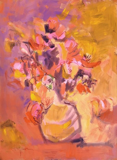 Natureza morta floral vibrante de Dorothy Fagan