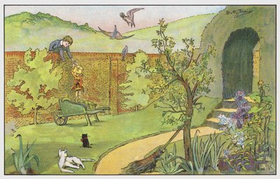 Através da parede do jardim de Dorothy Furniss