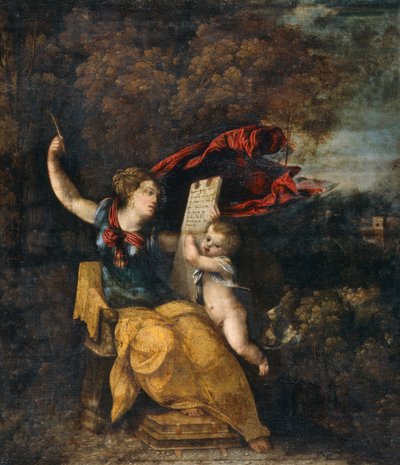 Sybil e génio de Dosso (attr.to) Dossi