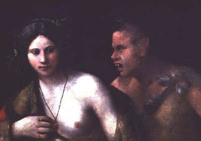 Ninfa e Satyr de Dosso Dossi