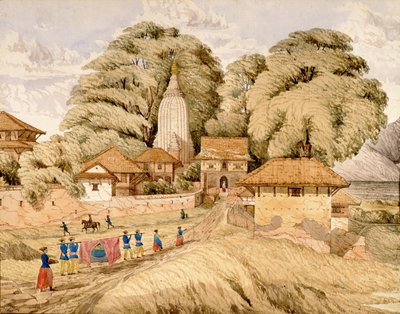 Narain - Hitthee, perto de Kathmandu, Nepal de Dr. Henry Ambrose Oldfield