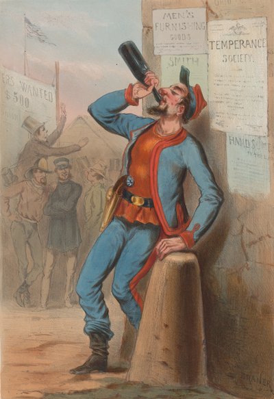 Estados Unidos 1865 - Corpo de Bombeiros de Nova York Zouaves, 1865. de Draner
