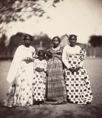 Femmes Betsimisaraka, Madagascar, 1863. de Désiré Charnay